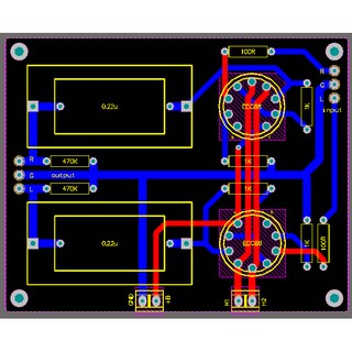 H09 Mạch đệm tín hiệu SRPP cho đèn 09 chân