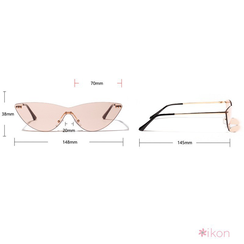 Kính mát gọng kim loại tròng trong suốt không viền nhiều màu gentle monster | BigBuy360 - bigbuy360.vn