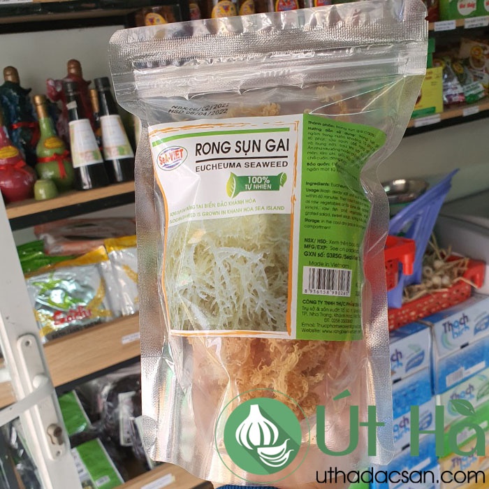Rong Sụn Gai Khô SeA-VIỆT Bịch 100gr Rong Biển Nha Trang Thực Phẩm Tốt Cho Sức Khỏe - Út Hà Đặc Sản