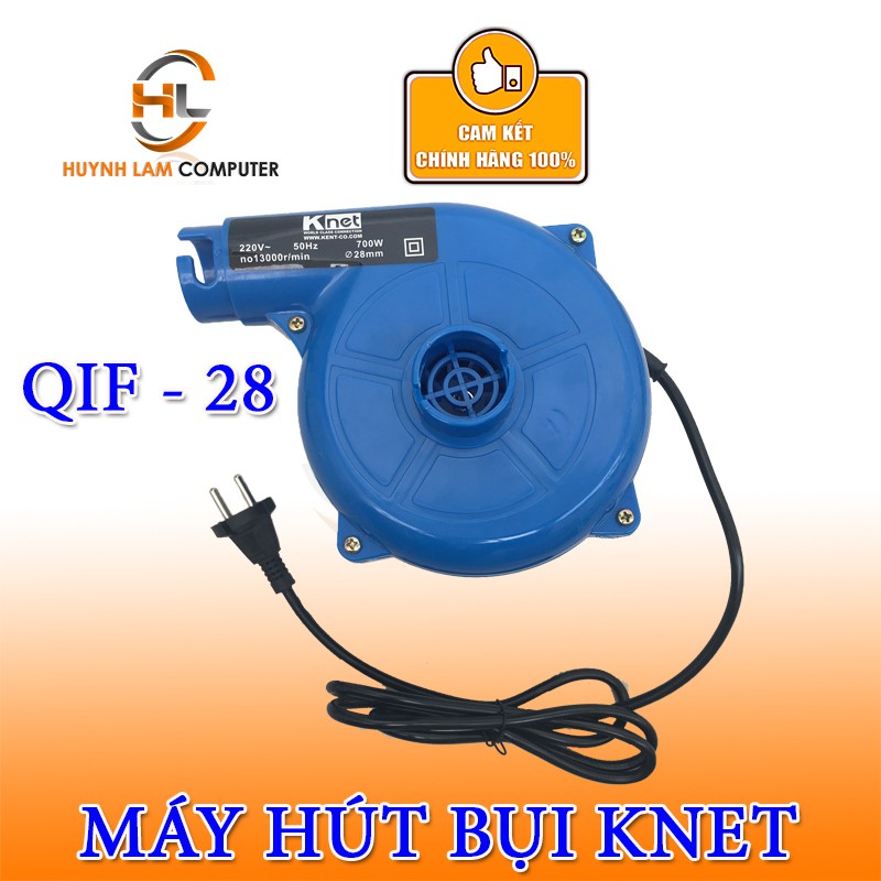 Máy hút và thổi bụi Knet QIF-28 (Màu Xanh) công suất mạnh mẻ 600w chính hãng