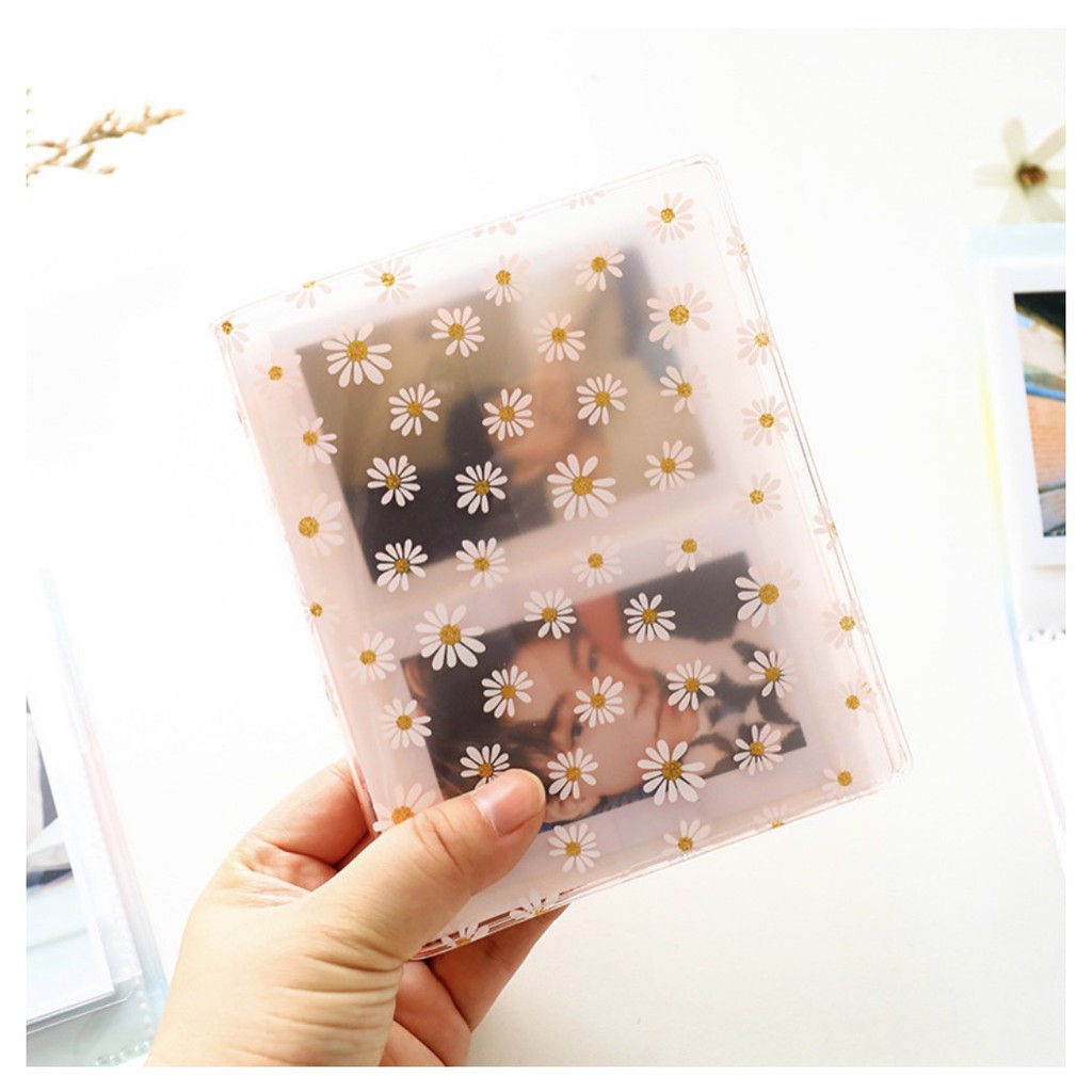 [Mã SKAMLTSM9 giảm 10% đơn 99K] Album Polaroid Hoa nhí trong 6x9 cm 64 tấm