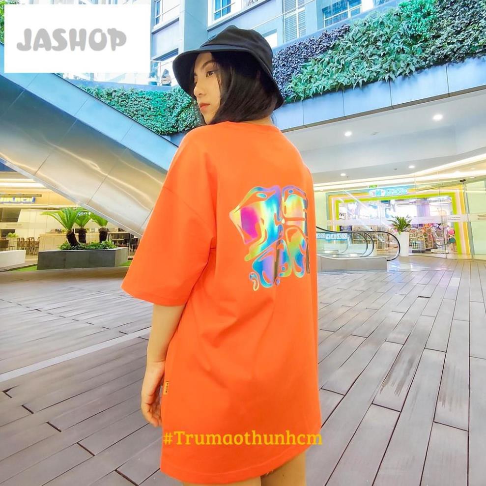Áo thun UNISEX tay lỡ form rộng TSUN phản quang JASHOP