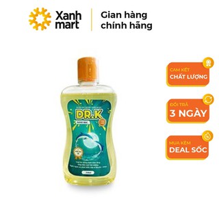Nước súc miệng thảo dược Nano DR.K sạch khuẩn, nước súc miệng khử mùi hiệu quả 250ml