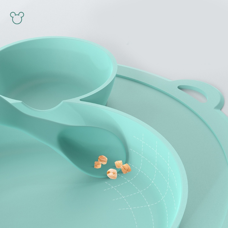Bát Ăn Chia Ngăn Bằng Nhựa Pp Không Chứa BPA Tiện Dụng Cho Bé Sơ Sinh
