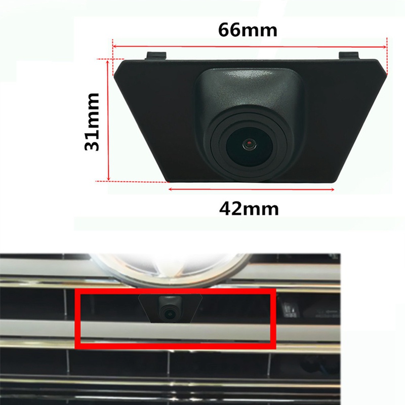 Camera quan sát phía trước chống thấm nước cho xe hơi Toyota Land Cruiser 200 LC200 V8 Roraima J200 2012-2020
 | BigBuy360 - bigbuy360.vn