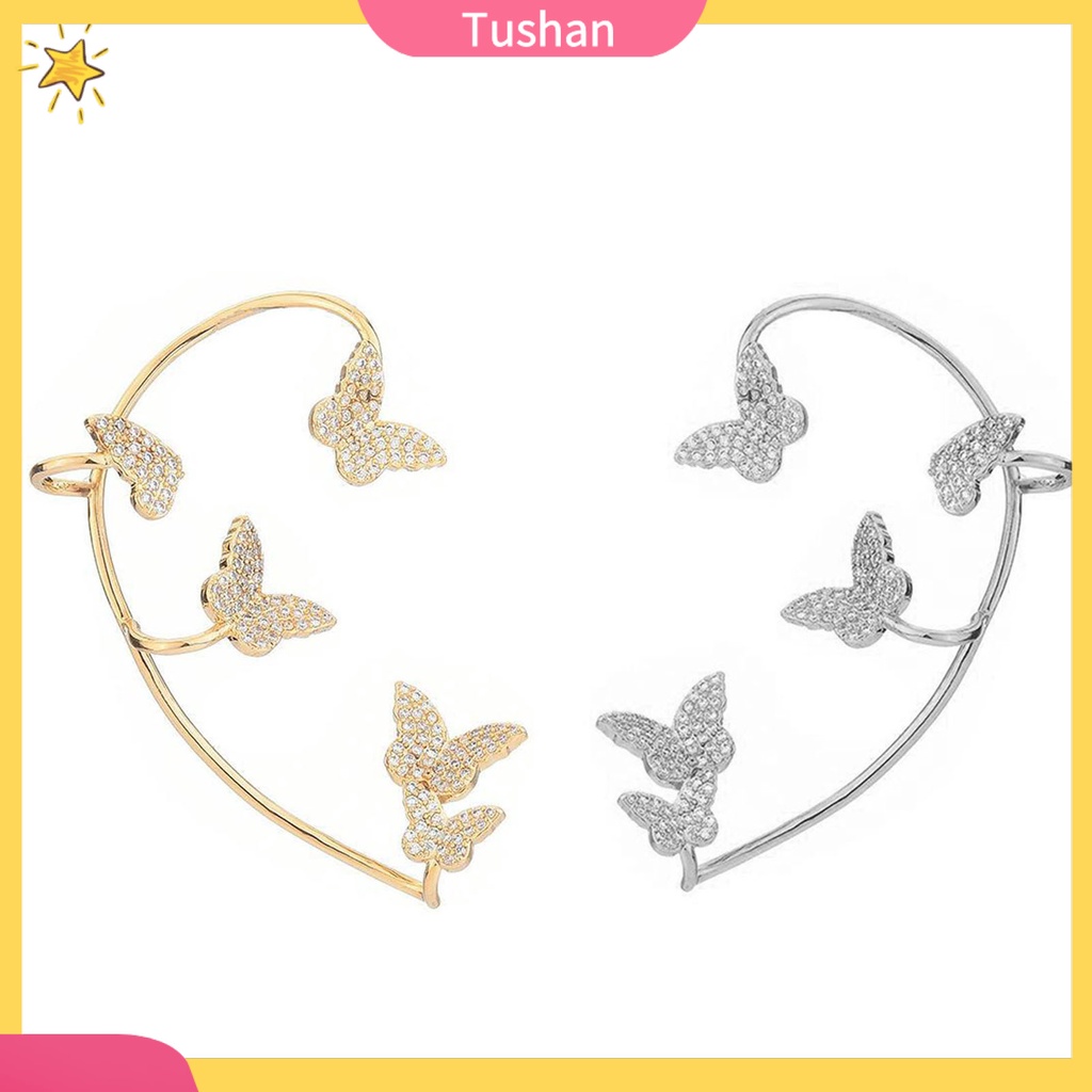 Khuyên kẹp tai nhẹ tinh tế cho đám cưới