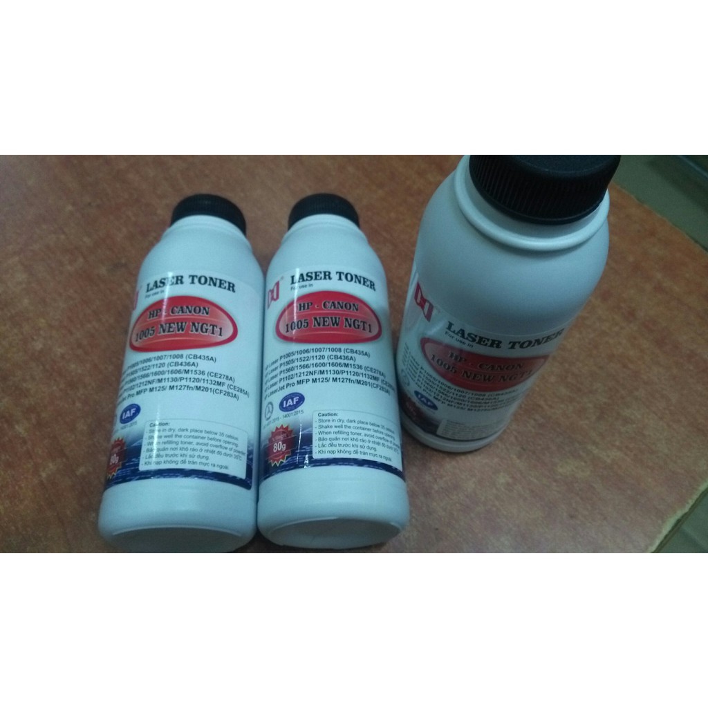Bộ 03 chai mực nạp dành cho máy in HP M125/ M127