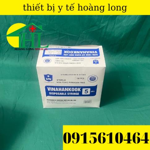Bơm tiêm 1 lần Vinahankook 5ml