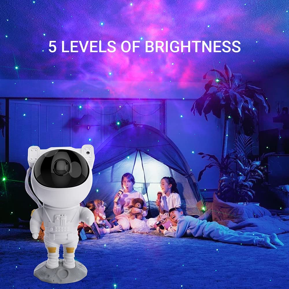 Đèn led phi hành gia đèn chiếu sao thiên hà - Để bàn dùng làm quà tặng đèn ngủ và phòng bay
