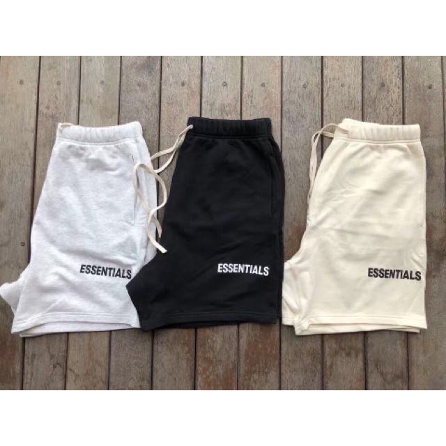 QUẦN SHORT FOG ESSENTIALS ĐEN - GIN STORE