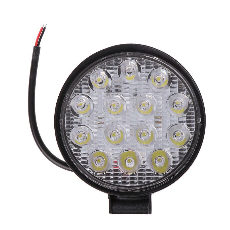 Đèn Pha Led Hình Tròn 42w 6500k 12v 24v Chuyên Dụng Cho Xe Hơi / Xe Tải