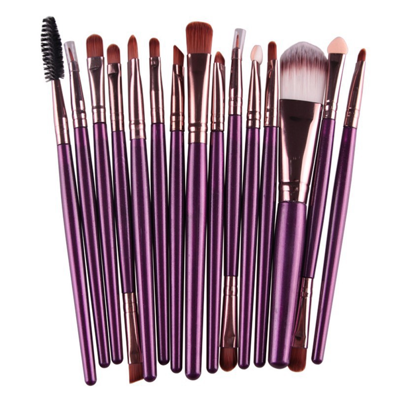 Set 15 cọ trang điểm chuyên nghiệp