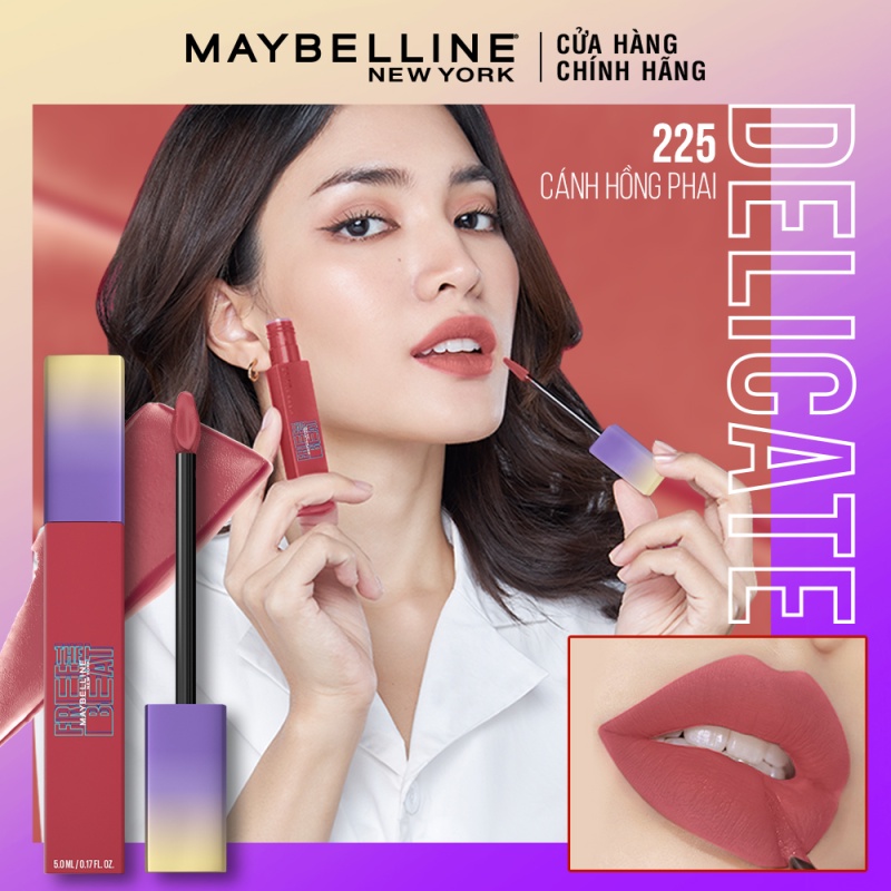 [Phiên bản giới hạn] Son Kem Lì 16h Lâu Trôi Maybelline New York Super Stay Matte Ink Free The Beat Lipstick 5ml | BigBuy360 - bigbuy360.vn