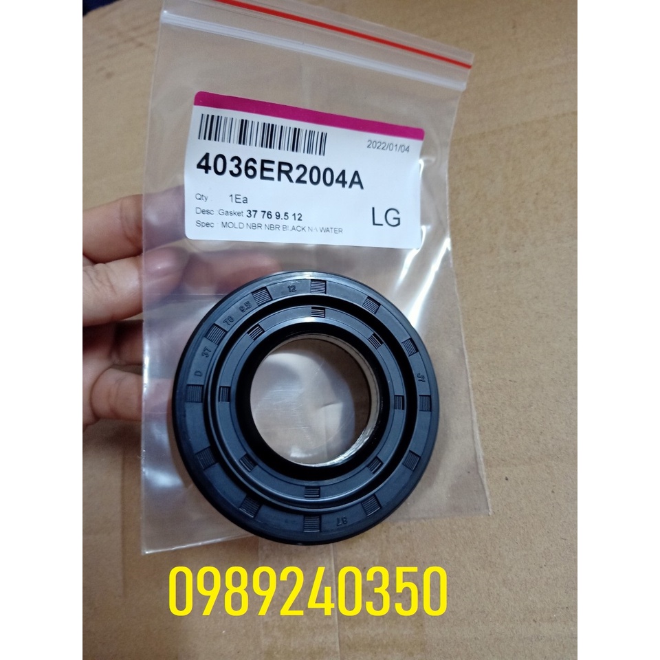 Phớt máy giặt LG D 37 - 76 - 9.5 - 12 cửa trước chính hãng
