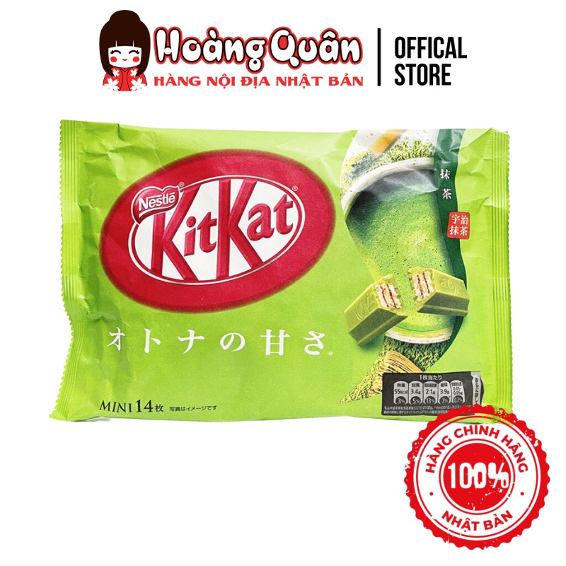 Kitkat Trà Xanh 14 Thanh