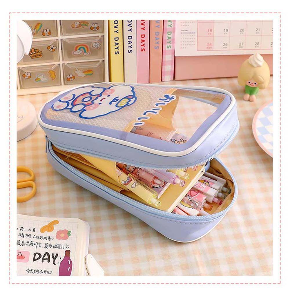 PEWANY Túi Đựng Bút Chì Sức Chứa Lớn Họa Tiết Dễ Thương Cho Học Sinh