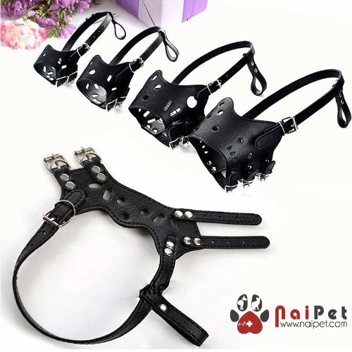Rọ Mõm Da Cho Chó Chống Cắn Chống Sủa RM001