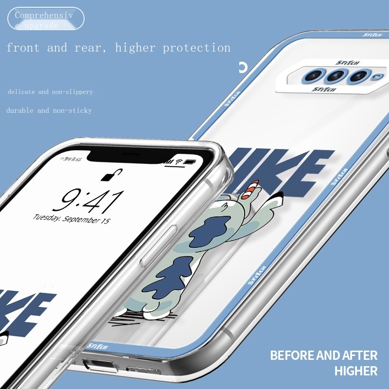 Ốp Điện Thoại Silicon Màu Đen Cát In Hình Quái Vật Nhỏ Cho Xiaomi Black Shark 5 5Pro 4