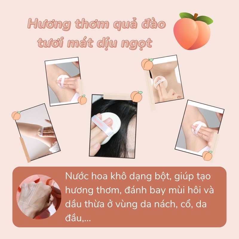 Phấn Hương Đào PEACH DEO PACT SO' NATURAL