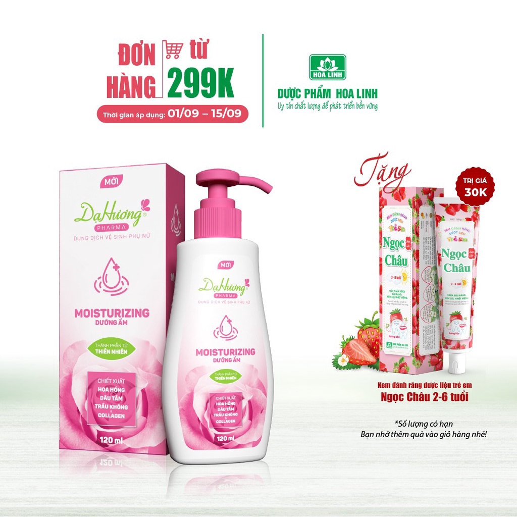 Dạ hương pharma moisturizing (Dưỡng ẩm) 120ml – Sáng hồng tươi trẻ, tự tin hấp dẫn