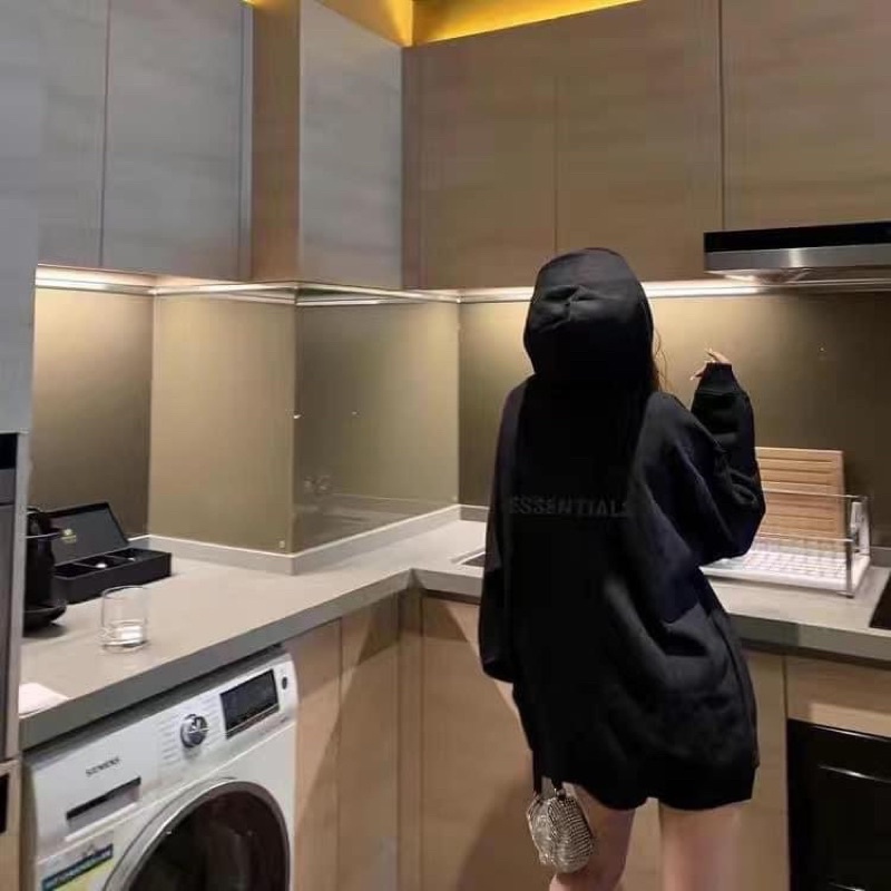 Áo Hoodie Zip Essentials Nam Nữ Form Rộng Khoác Nỉ bông | BigBuy360 - bigbuy360.vn