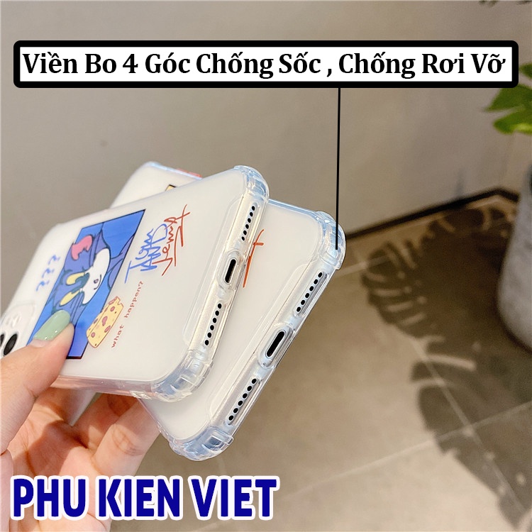 Ốp lưng iphone Tom & Jerry chống sốc 4 góc 5/5s/6/6plus/6s/6splus/7/7plus/8/8plus/x/xr/xs/11/12/pro/max/plus/promax | BigBuy360 - bigbuy360.vn