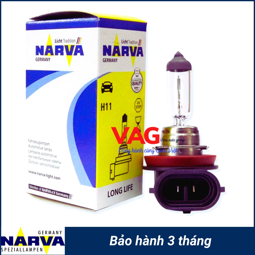 Bóng đèn NARVA H11 12V 55W chính hãng đến từ Đức