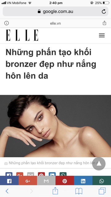 (Order,có bill) Phấn tạo khối Nars Bronzing Powder  8g