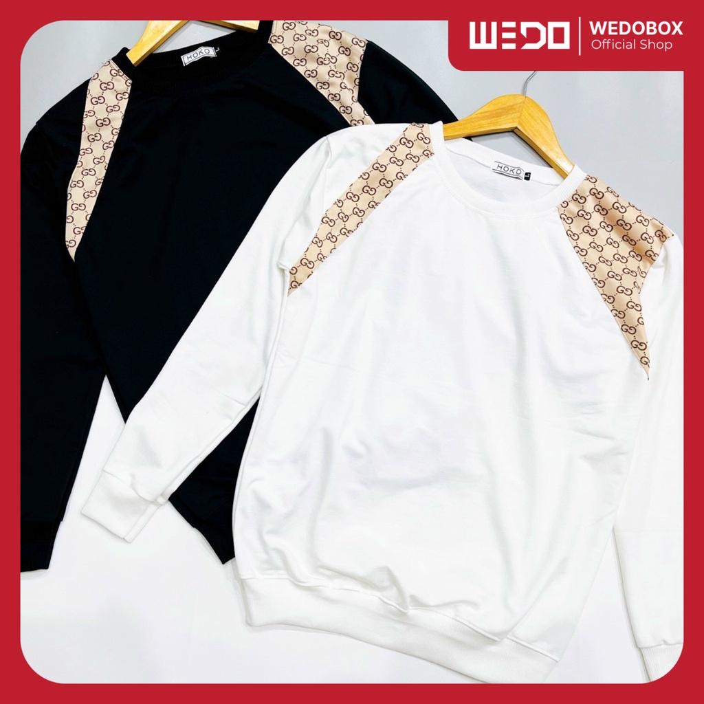 Áo Thun Tay Dài Thu Đông Nam Nữ Phối Vai DG GOLD Chất Nỉ Da Cá Mềm Mịn Siêu Ấm Phong Thời Trang Sành Điệu Hot Trend Mới