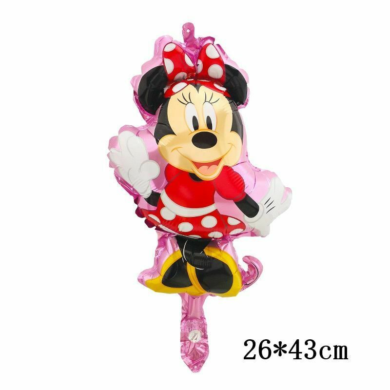 MINNIE Bóng Hình Chuột Mickey Trang Trí Tiệc Sinh Nhật Cho Bé
