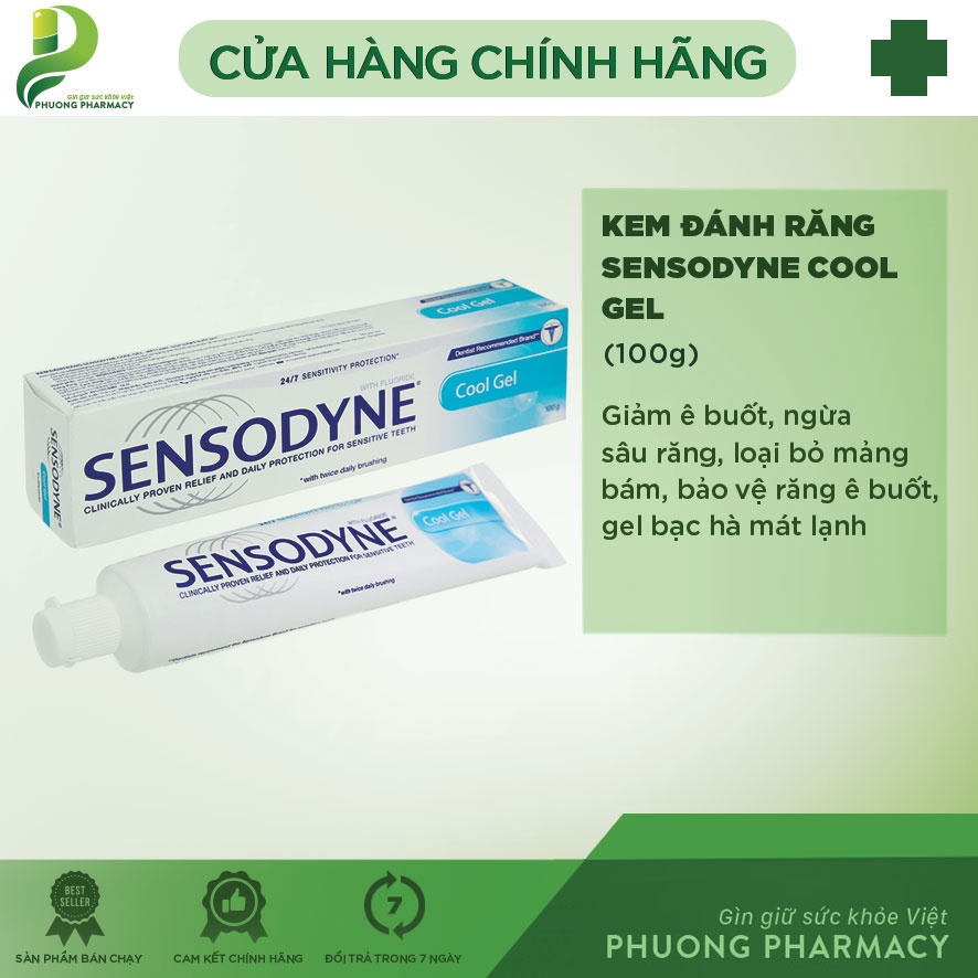 Kem đánh răng Sensodyne Cool Gel 100g