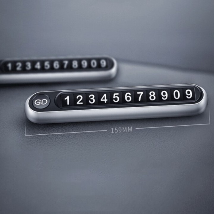 Bảng số điện thoại cao cấp trên ô tô DK-GD211 - phukienotovagiadung