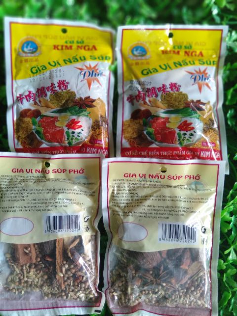 GÓI GIA VỊ CHUẨN NẤU SÚP, PHỞ THƠM NGON