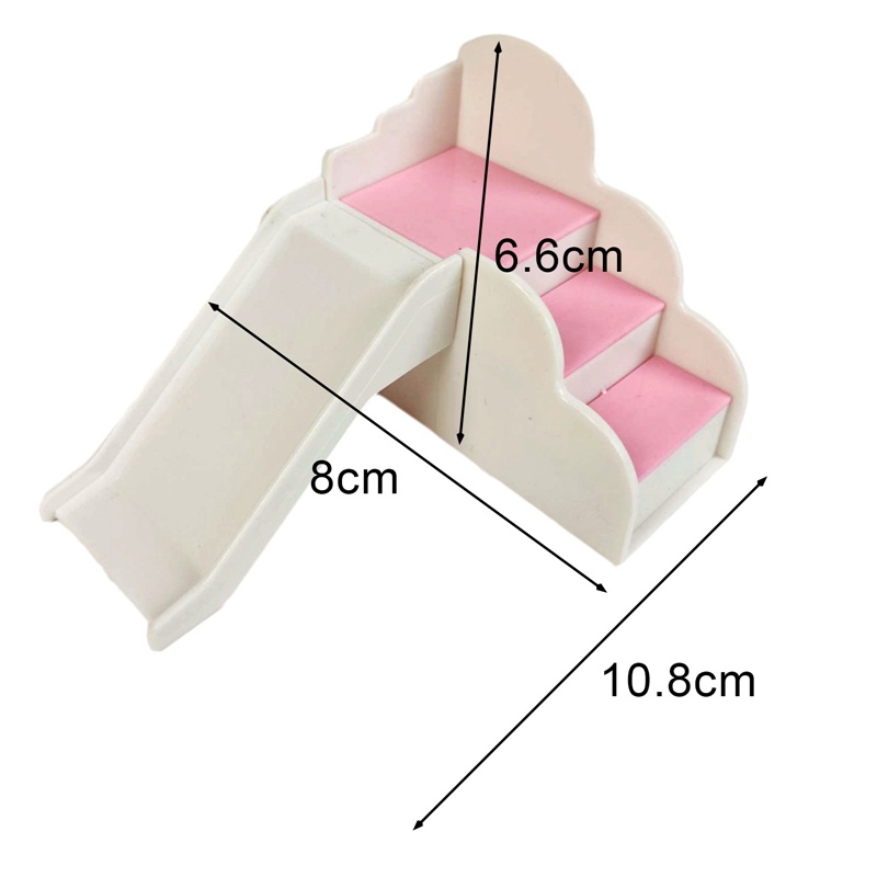 Đồ Chơi Cầu Trượt Bằng Nhựa Abs 16cm Dành Cho Nhà Búp Bê