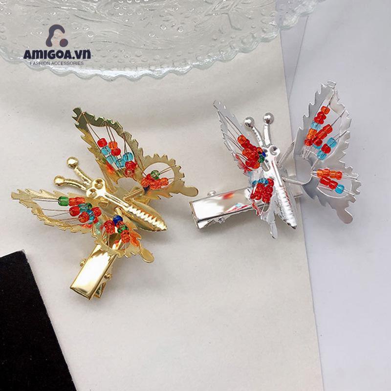 ✨✨Kẹp Tóc Hình Bướm Có Tua Rua Mới