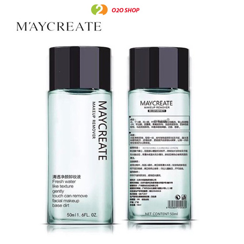 Nước Tẩy Trang Maycreate 50ml – Simple - Chất Lượng – Giá Rẻ - Dùng Cho Da Dầu, Mụn – O2O Shop