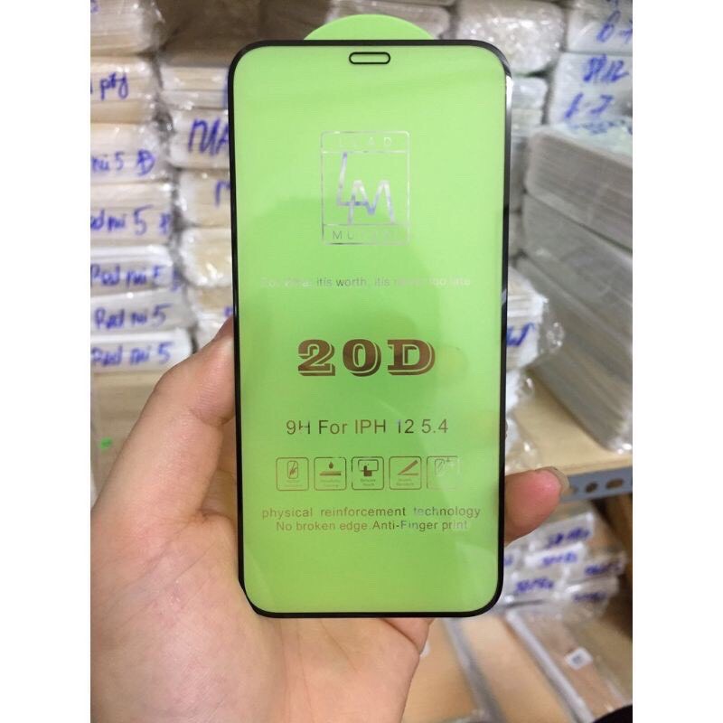 Dán full màn 20D Glue cho iphone 12 5.4