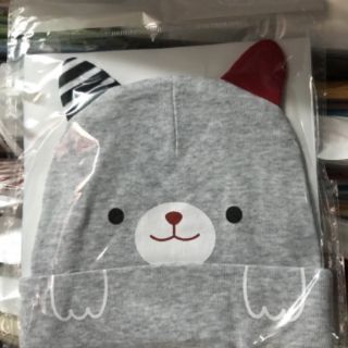 Mũ cotton gấu cho bé
