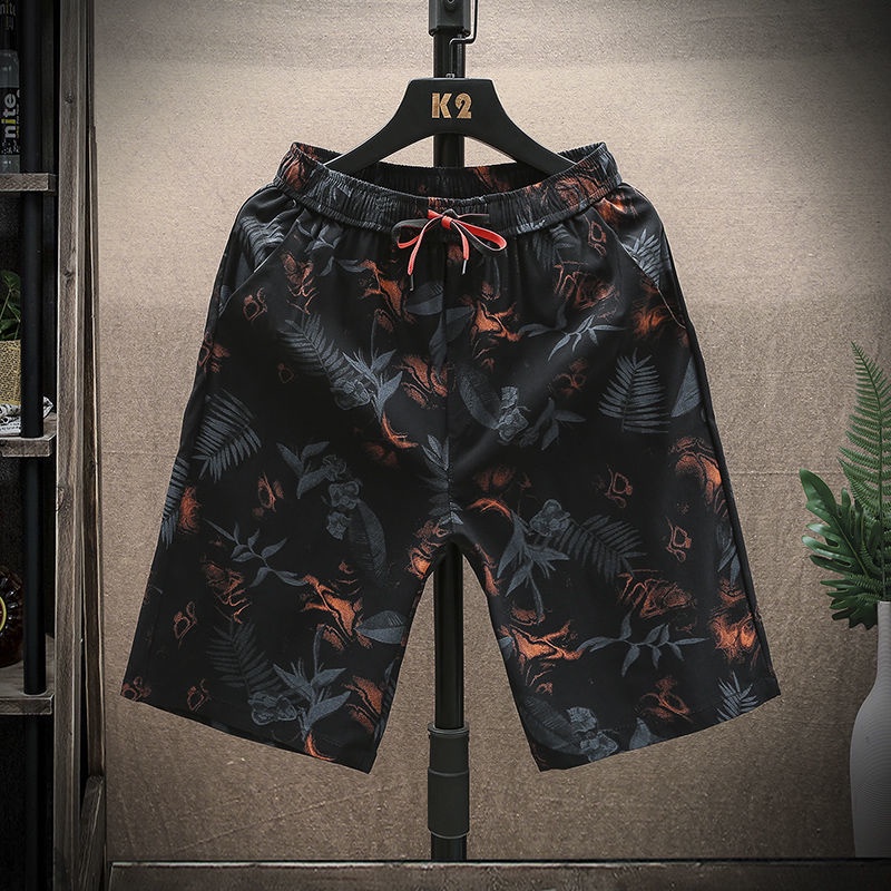 Quần Short Thể Thao Bằng Lụa Mát Mỏng Dáng Rộng Thời Trang Dành Cho Nam