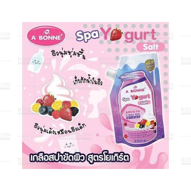 (Auth) Muối Tắm Tẩy Tế Bào Chết A Bonne Spa Yogurt Salt Túi 300g