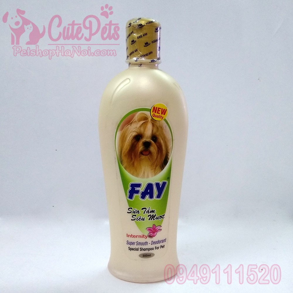 Sữa tắm Fay siêu mượt 300ml dành cho chó mèo - CutePets