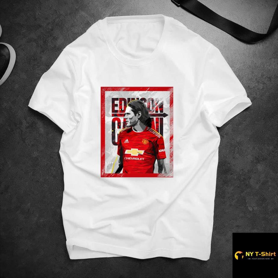 [Freeship] Áo Thun In Hình Edinson Cavani  Mã 01 - Áo In Hình Cầu Thủ Bóng Đá