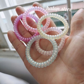 Cột tóc lò xo,cột tóc lò xo nhiều màu dễ thương