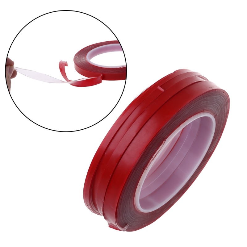 Cuộn Băng Keo Hai Mặt Trong Suốt Bằng Acrylic 5M Chống Nước Không Để Lại Dấu Vết