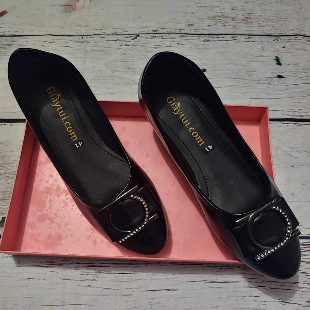 { BIG SIZE } { ẢNH THẬT } giày búp bê mã 01, giày bệt nữ big size từ 36 đến 42 | BigBuy360 - bigbuy360.vn