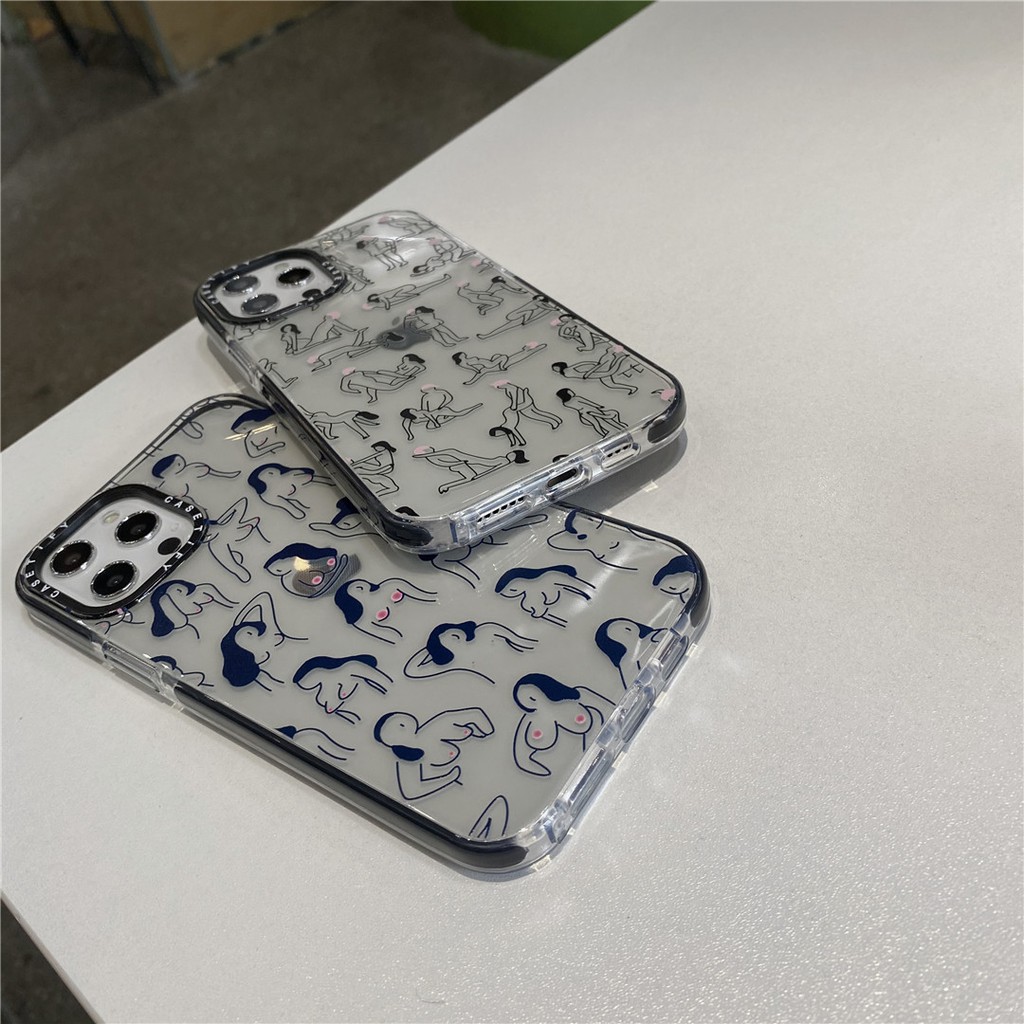 Ốp Điện Thoại TPU Mềm In Hình Cặp Đôi Cho iPhone14 13 12 mini 11 PRO MAX 6 / 6s 7 / 8plus SE2 X / XS XR XSMAX #Hg3854