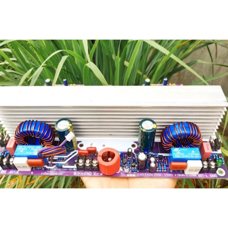 Mạch công suất class D 2 kênh stereo 2500W x 2