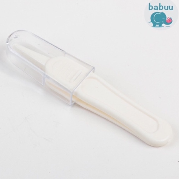 Bộ sản phẩm hút mũi dây, nhíp gắp gỉ mũi và cây cọ ống hút Babuu cho bé