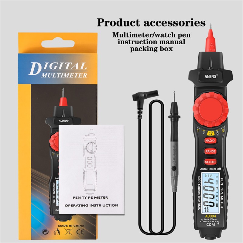Bút Thử Điện Đa Năng Lidu A3004 4000 Kèm Phụ Kiện DC