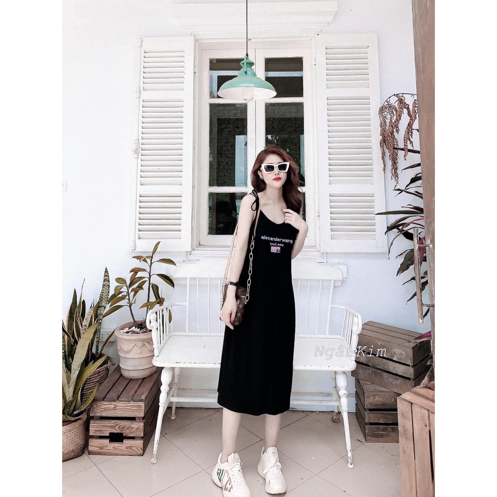 BÁN SỈ VÁY 2 DÂY COTTON WANG | BigBuy360 - bigbuy360.vn